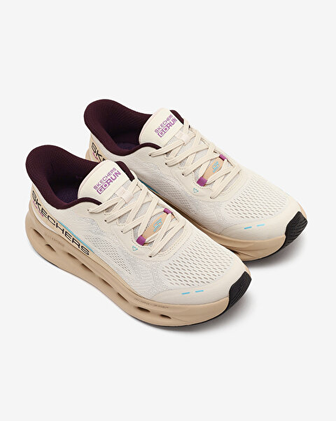 Skechers Max Cushioning Glide-step Kadın Natürel Koşu Ayakkabısı 129400 NAT-5