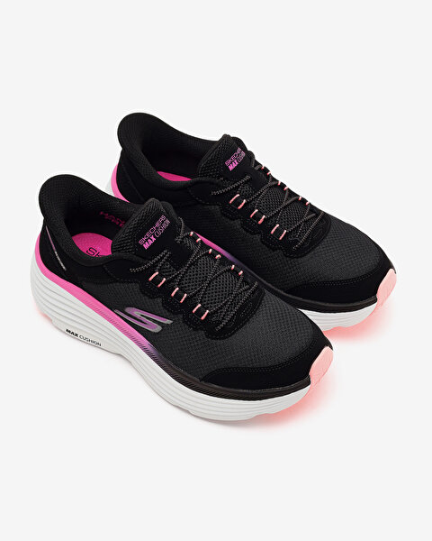 Skechers Max Cushioning Endeavour Kadın Siyah Koşu Ayakkabısı 129474 BKPK-5