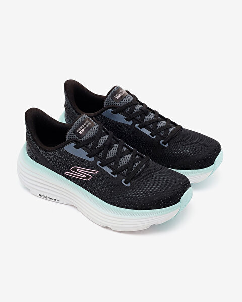 Skechers Max Cushioning Endeavour - Ka Kadın Siyah Koşu Ayakkabısı 129479 BLK-5