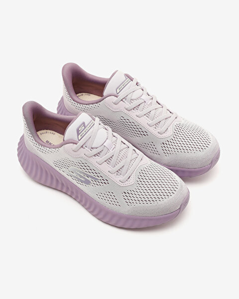 Skechers Go Run Now Kadın Mor Koşu Ayakkabısı 129735 LAV-5