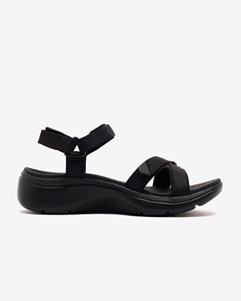 Skechers Go Walk Arch Fit 2.0 Sandal Kadın Siyah Sandalet 140876 BBK-1