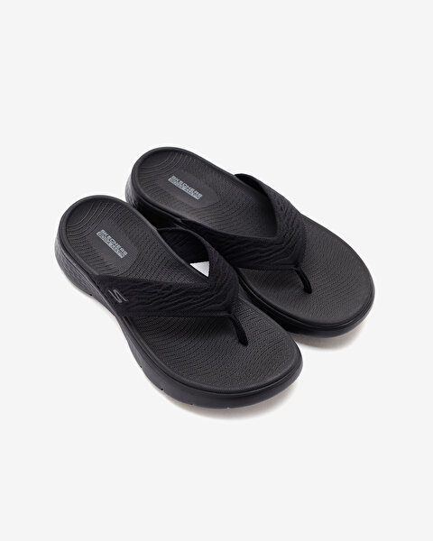 Skechers Go Walk Flex Sandal - Splendor Kadın Siyah Parmak Arası Terlik 141404 BBK-5