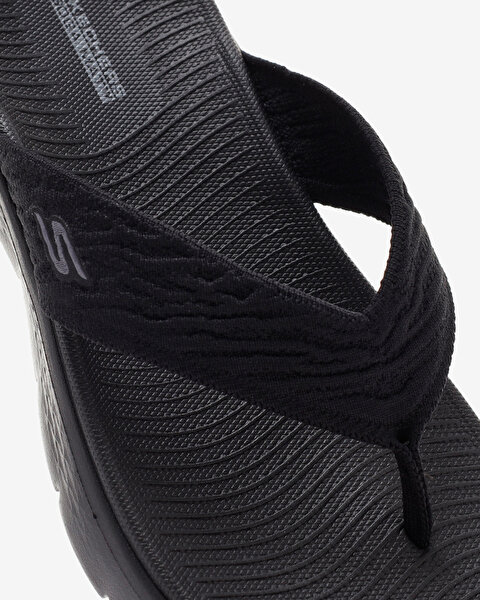 Skechers Go Walk Flex Sandal - Splendor Kadın Siyah Parmak Arası Terlik 141404 BBK-8