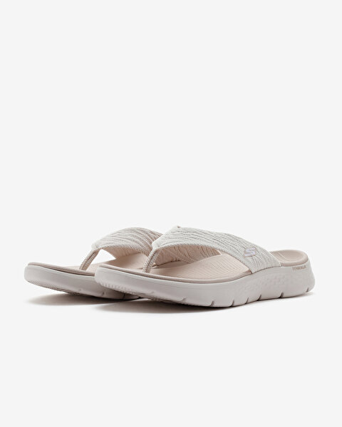 Skechers Go Walk Flex Sandal - Splendor Kadın Bej Parmak Arası Terlik 141404 NAT-2