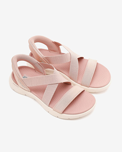 Skechers Go Walk Flex Sandal Kadın Pembe Sandalet 141489 ROS-5