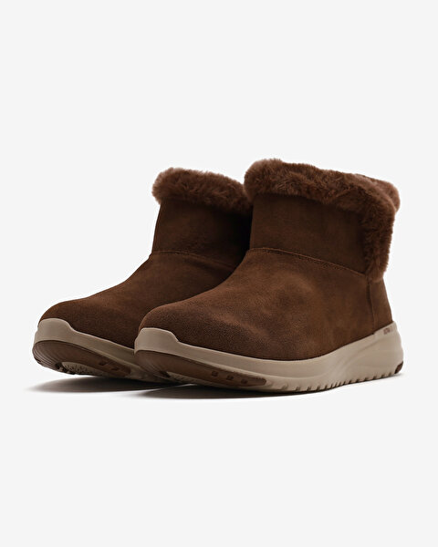 Skechers On-the-go Stellar-cozy Step Kadın Kahverengi Kar Botu 144775 CHOC-2