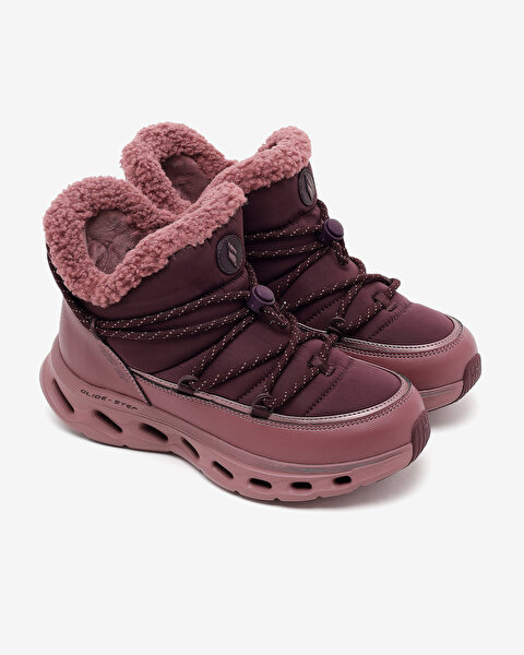 Skechers Go Walk Glide-step 2.0 Boot-jade Kadın Bordo Bot 144882 BURG-5