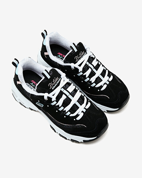 Skechers D'lites  -  Sparkling Rain Kadın Siyah Sneakers 149060 BKLB-5