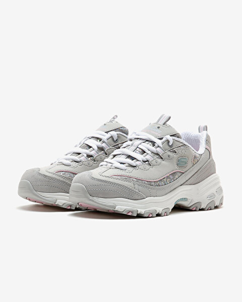 Skechers D'lites  -  Sparkling Rain Kadın Gri Sneakers 149060 LGPK-2