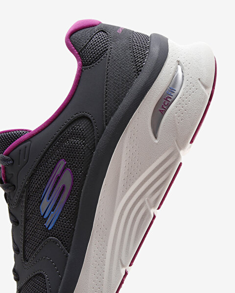Skechers Arch Fit D'lux Kadın Gri Spor Ayakkabı 149686 CCPR-6