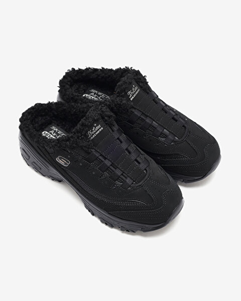 Skechers D'lites Kadın Siyah Arkası Açık Spor Ayakkabı 149783 BBK-5