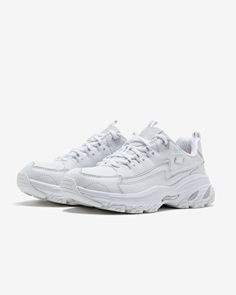 Skechers Arch Fit D'lites - Gentle Path Kadın Beyaz Sneakers 149804 WSL-2