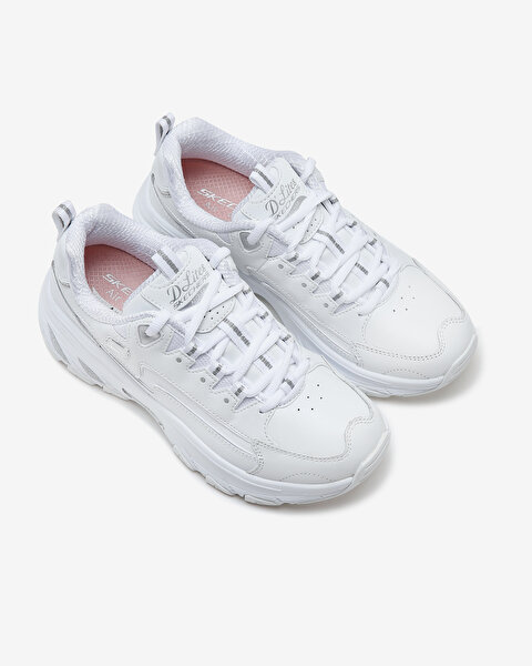Skechers Arch Fit D'lites - Gentle Path Kadın Beyaz Sneakers 149804 WSL-5