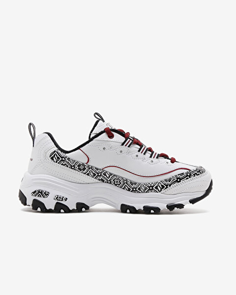 Skechers D'lites - Diamond Legacy Kadın Beyaz Sneakers 149980 WBK-1
