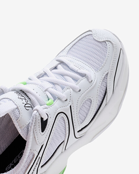 Skechers D'lites Hyper Burst  -  Spinoff Kadın Beyaz Sneakers 149983 WBLM-9