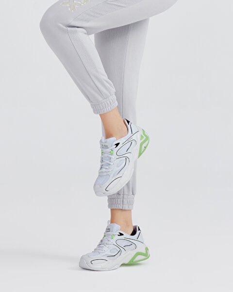 Skechers D'lites Hyper Burst  -  Spinoff Kadın Beyaz Sneakers 149983 WBLM-1