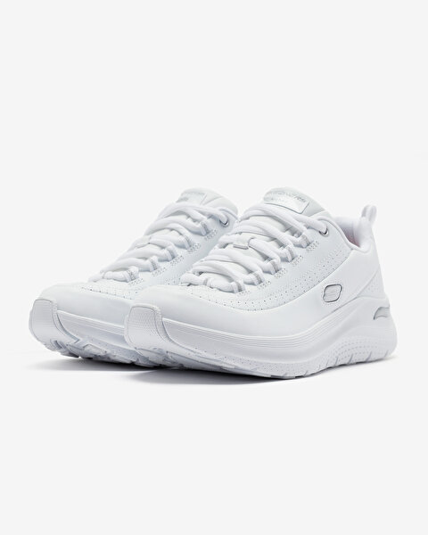 Skechers Arch Fit 2.0 - Star Bound Kadın Beyaz Spor Ayakkabı 150061TK WSL-2