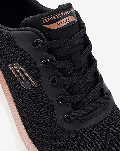 Skechers Arch Fit 2.0 - Glow The Distance Kadın Siyah Spor Ayakkabı 150067TK BKRG-8
