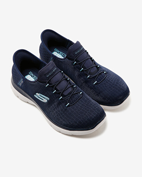 Skechers Slip-ins:summits-beyond Class Kadın Lacivert Spor Ayakkabı 150110 NVAQ-5