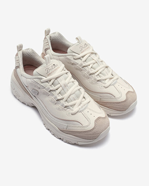 Skechers D'lites - New Heat Kadın Bej Sneakers 150231 NTTP-5