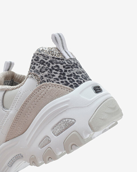 Skechers D'lites - Golden Chic Kadın Beyaz Sneakers 150235 WSL-9
