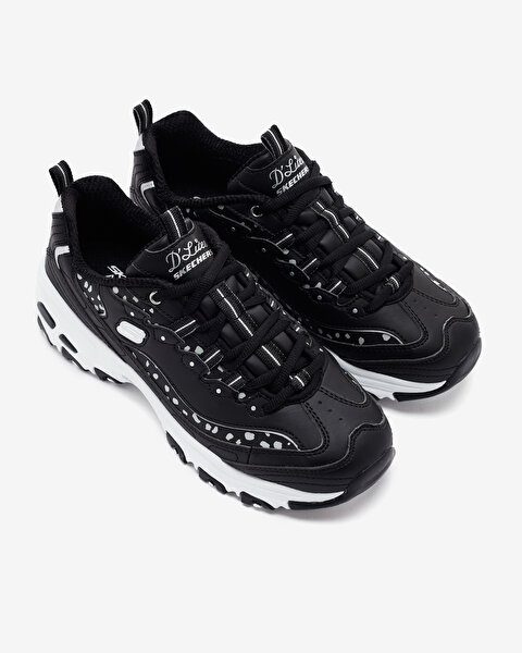 Skechers D'lites - Wildcats Kadın Siyah Sneakers 150236 BKSL-5