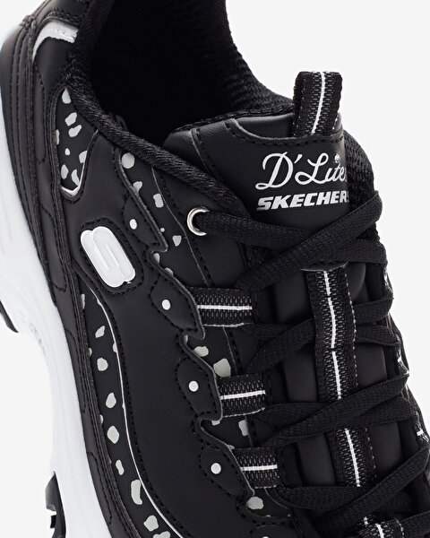 Skechers D'lites - Wildcats Kadın Siyah Sneakers 150236 BKSL-8