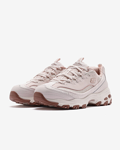 Skechers D'lites - Corduroy Chic Kadın Pembe Sneakers 150242 LTPK-2