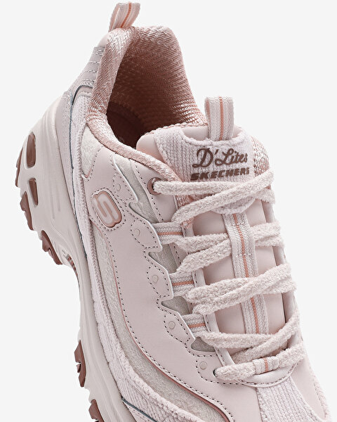 Skechers D'lites - Corduroy Chic Kadın Pembe Sneakers 150242 LTPK-6