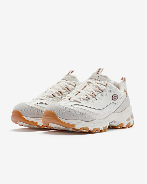 Skechers D'lites Kadın Beyaz Sneakers 150244 OWBR-2