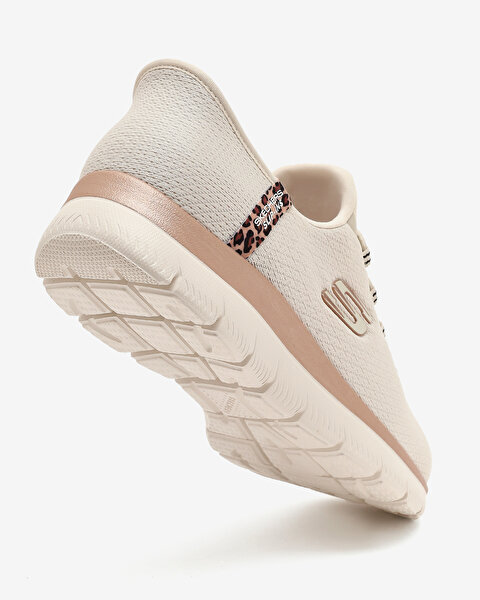 Skechers Summits Leopard Chic Kadın Bej Spor Ayakkabı 150275TK NTMT-6