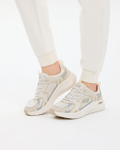 Skechers Arch Fit 2.0 Kadın Bej Spor Ayakkabı 150332 NAT-5