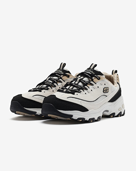 Skechers D'lites - Retro Rewind Kadın Bej Sneakers 150536 NTBK-2