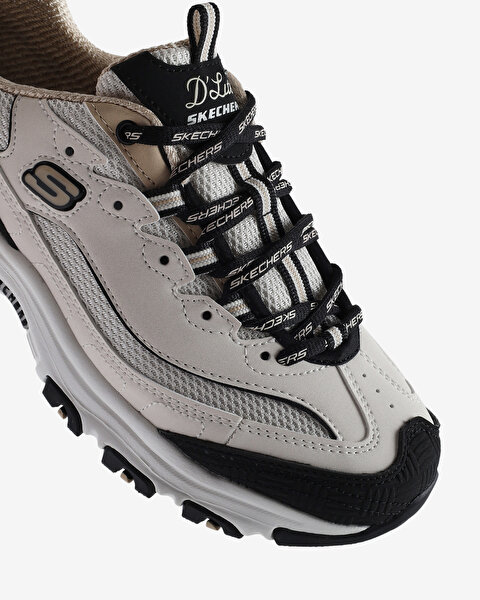 Skechers D'lites - Retro Rewind Kadın Bej Sneakers 150536 NTBK-6