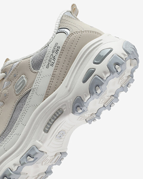 Skechers D'lites - Smooth Nostalgia Kadın Natürel/gri Sneakers 150537 NTGY-6