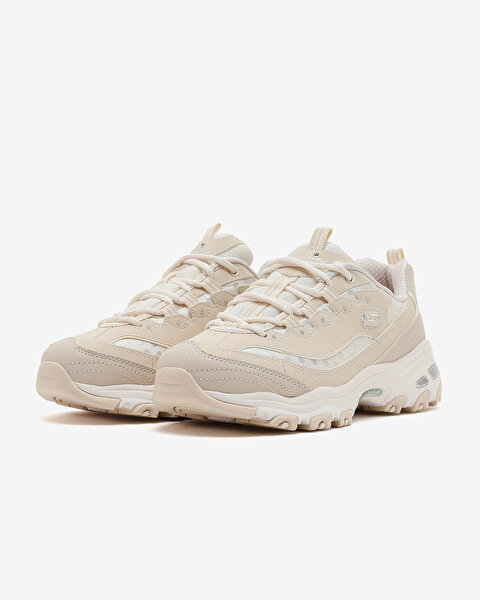 Skechers D'lites Kadın Bej Sneakers 150547 NAT-2