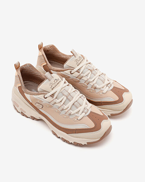 Skechers D'lites Kadın Bej Sneakers 150555 TPE-4