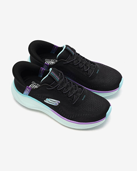 Skechers Skech Cloud-perfectly Plush Kadın Siyah Spor Ayakkabı 150560 BKMT-5