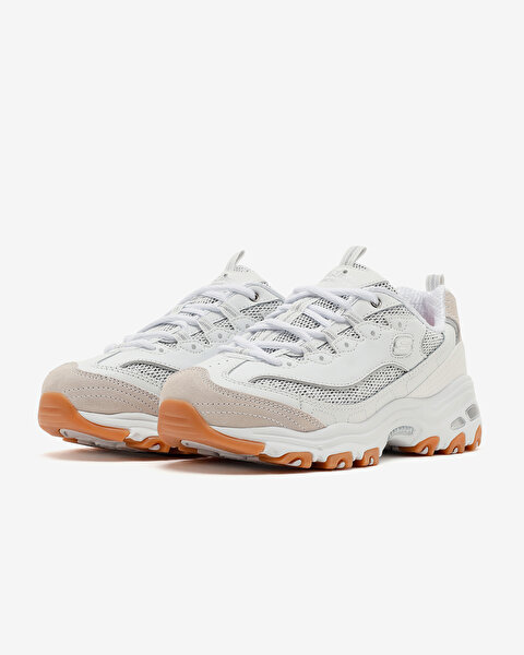 Skechers D'lites Kadın Beyaz Sneakers 150724 WSL-2