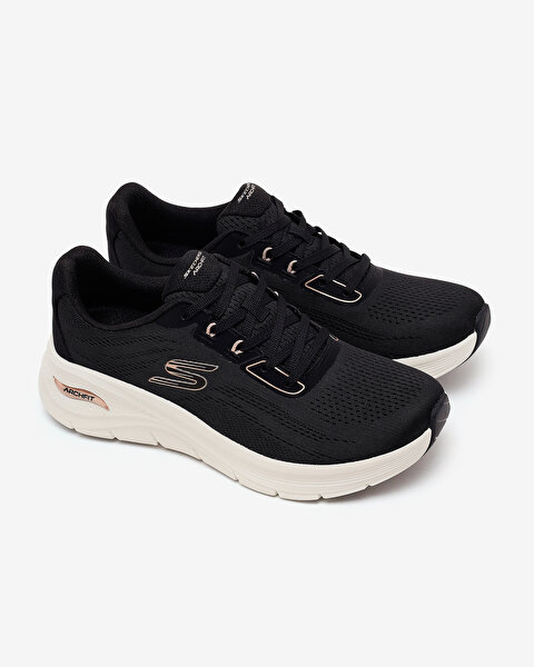 Skechers Arch Fit 3.0 Kadın Siyah Spor Ayakkabı 150884TK BKRG-4