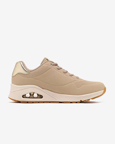 Skechers Uno - Shimmer Away Kadın Bej Sneakers 155196 NUDE-1