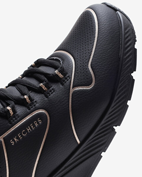 Skechers Uno 2  -  Golden Trim Kadın Siyah Sneakers 155637 BKGD-8