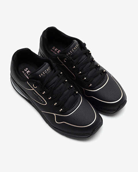 Skechers Uno 2  -  Golden Trim Kadın Siyah Sneakers 155637 BKGD-5