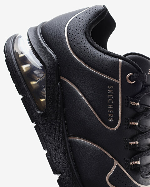 Skechers Uno 2  -  Golden Trim Kadın Siyah Sneakers 155637 BKGD-7