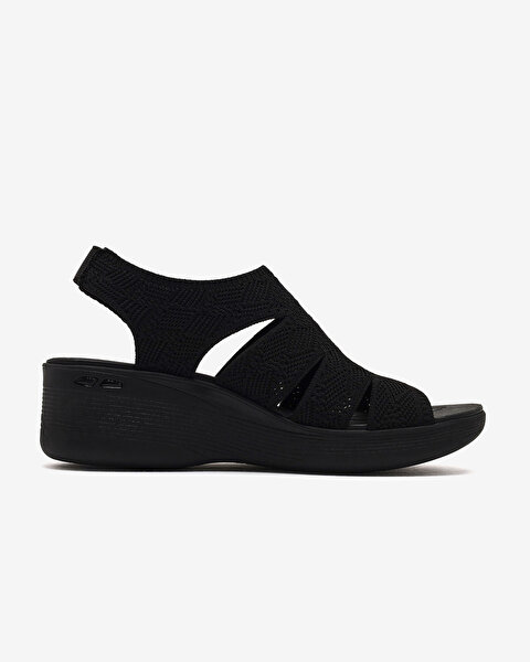 Skechers Pier-lite-memory Maker Kadın Siyah Sandalet 163394 BBK-1