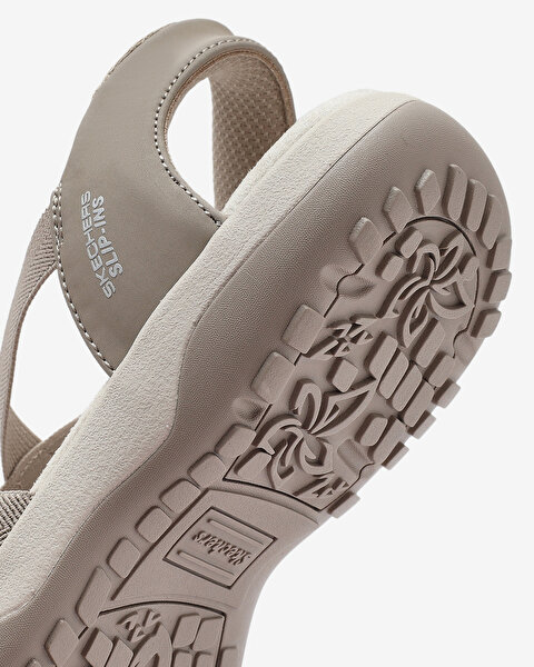 Skechers Reggae Slim - Stretch Flex Kadın Bej Sandalet 163460 TPE-6