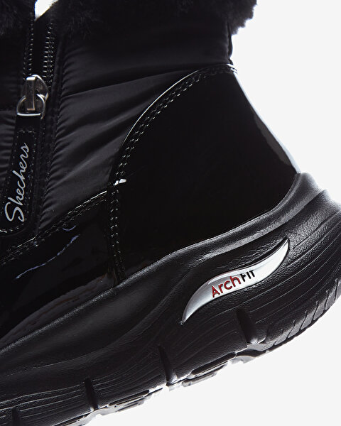 Skechers Arch Fit Smooth  -  Cool Puff Kadın Siyah Kar Botu 167252 BBK-6