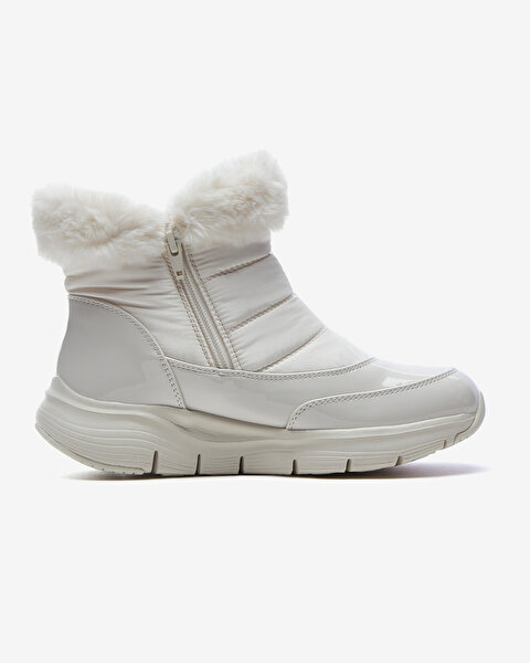 Skechers Arch Fit Smooth  -  Cool Puff Kadın Beyaz Kar Botu 167252 WWHT-1