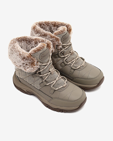 Skechers Trego Winter Feelings Kadın Bej Kar Botu 167431 TPE-4