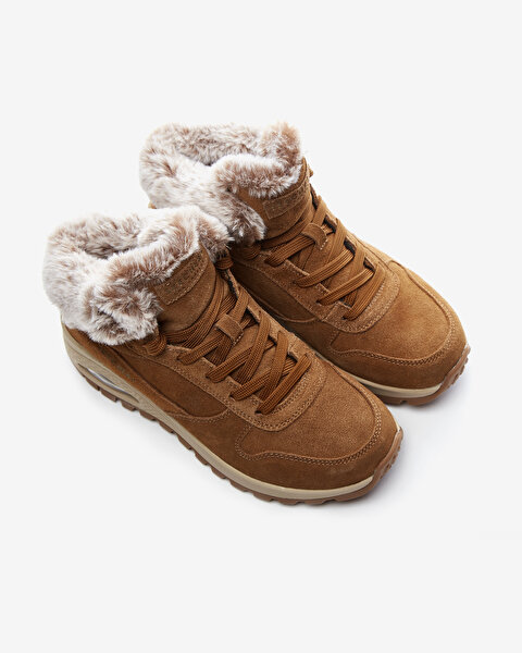 Skechers Uno Rugged Kadın Kahverengi Kar Botu 167433 CSNT-6